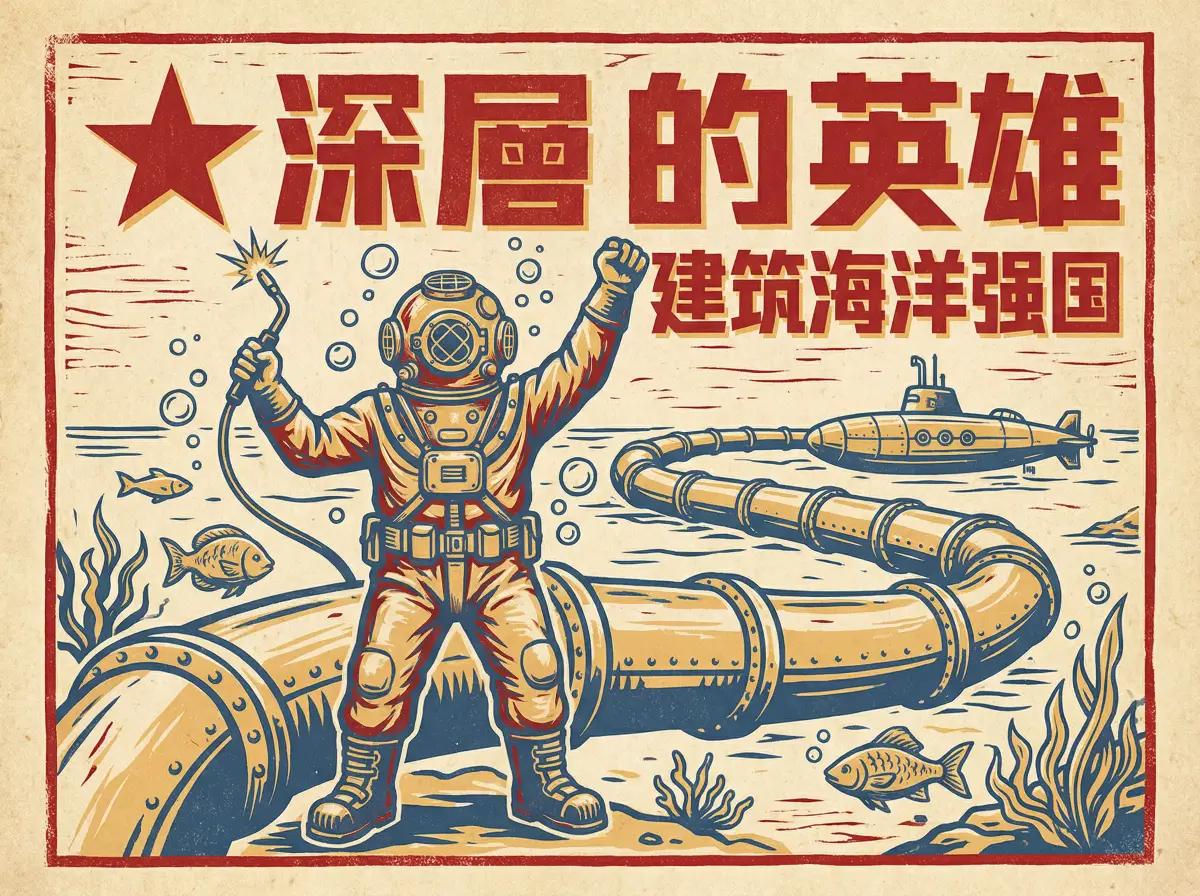 深海焊接师王涛同志，水下建设的劳动模范 - 51吃瓜